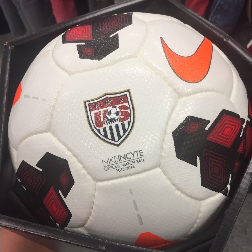 Two Match Nike Soccer Balls